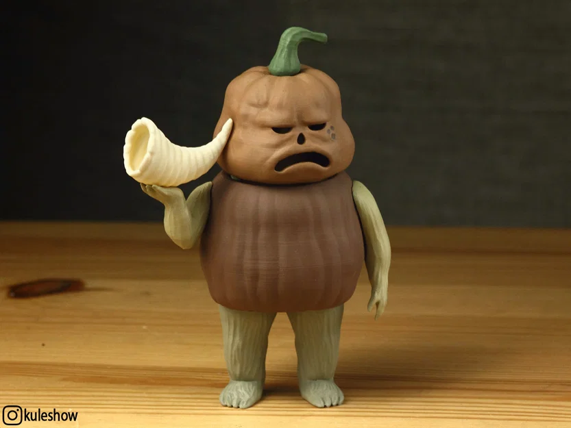 Mô hình 3D Old Pumpkin Man từ Over the Garden Wall độc đáo - Image 1