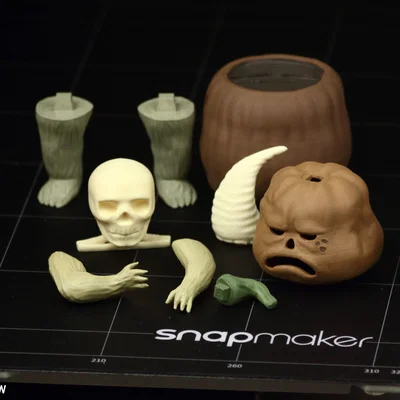 Mô hình 3D Old Pumpkin Man từ Over the Garden Wall độc đáo