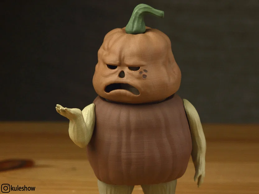 Mô hình 3D Old Pumpkin Man từ Over the Garden Wall độc đáo - Image 3