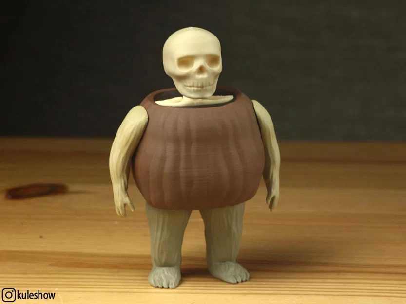 Mô hình 3D Old Pumpkin Man từ Over the Garden Wall độc đáo - Image 5