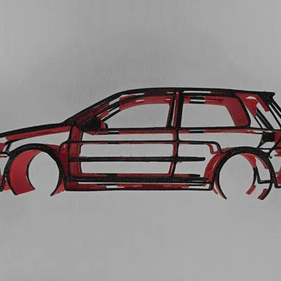 Volkswagen Golf GTI/GT TDI Mk4 Silhouette Remix