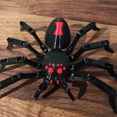 Mô hình nhện khớp nối Articulated Spider Widow 3D