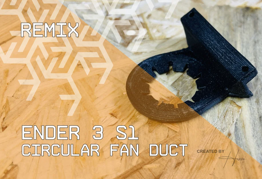 Ống dẫn gió quạt dạng tròn cho Sprite extruder – remix sửa lỗ - Image 1