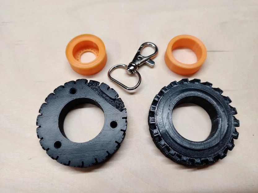 Lốp địa hình (all-terrain tire) - móc khóa (key ring) - Image 2