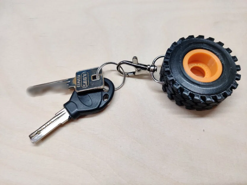 Lốp địa hình (all-terrain tire) - móc khóa (key ring) - Image 3