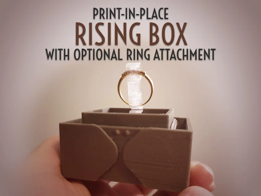 Hộp Nhẫn Trồi Lên Print in Place (Rising Ring Box) - Image 1