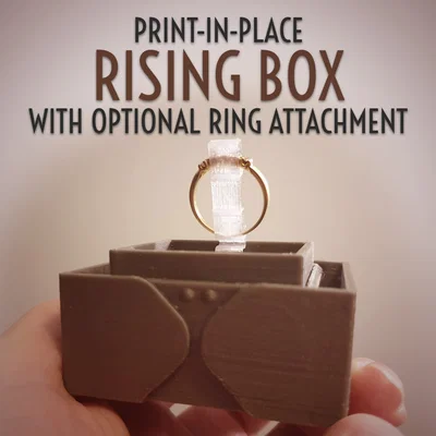 Hộp Nhẫn Trồi Lên Print in Place (Rising Ring Box)