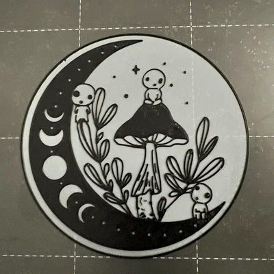 Khung cảnh Nấm cho Halloween Tea Light