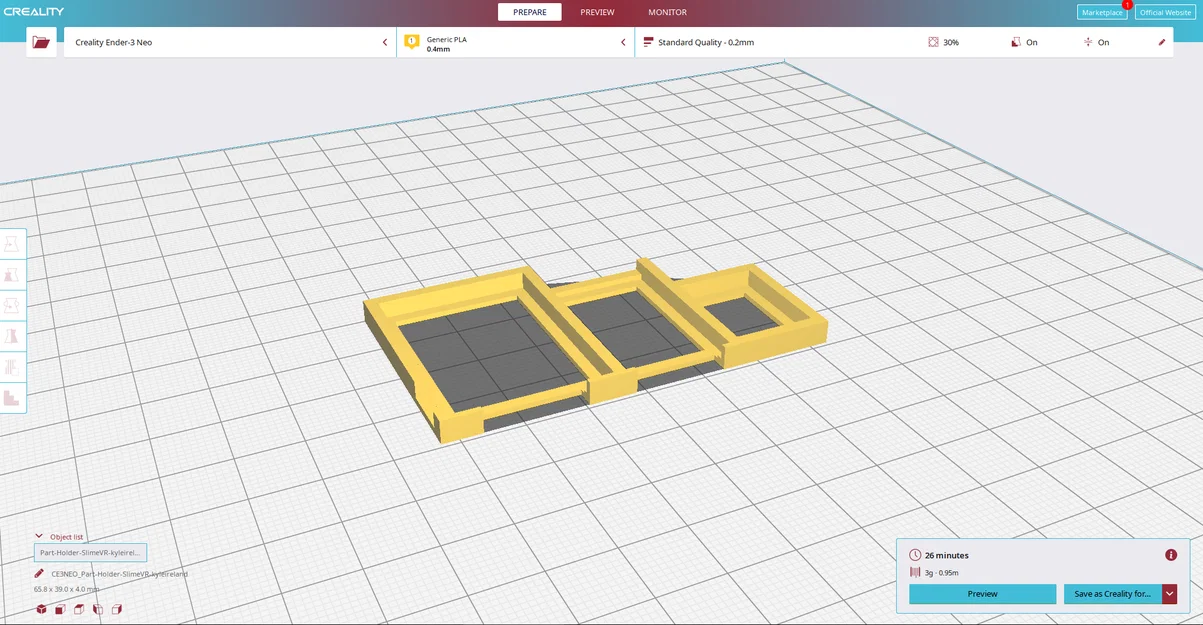 Wemos LOLIN D1 mini V4 - TP4056 - BMI160 Holder - SlimeVR (tách/gộp) - Image 4