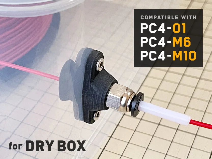 Socket Fitting kèm Filament Guide cho Dry Box - Image 1