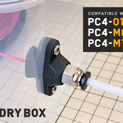 Socket Fitting kèm Filament Guide cho Dry Box