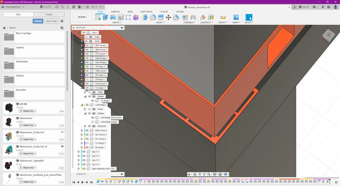 V2 Lack Enclosure - Sửa độ dài side bridges (Fixed side bridges length) - Image 4