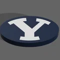 Mô hình logo BYU (BYU Logo) thiết kế tối giản cho in 3D - Thumbnail 1