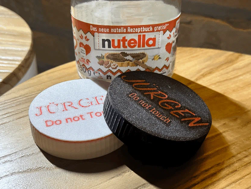 Nắp Nutella tùy biến (Deckel) kèm nắp Halloween – in 3D - Image 6