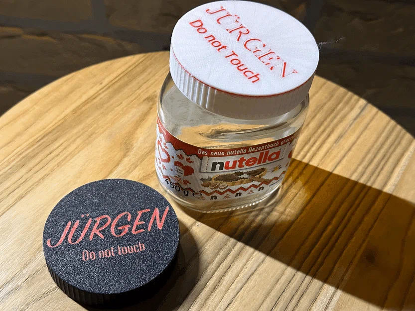 Nắp Nutella tùy biến (Deckel) kèm nắp Halloween – in 3D - Image 8
