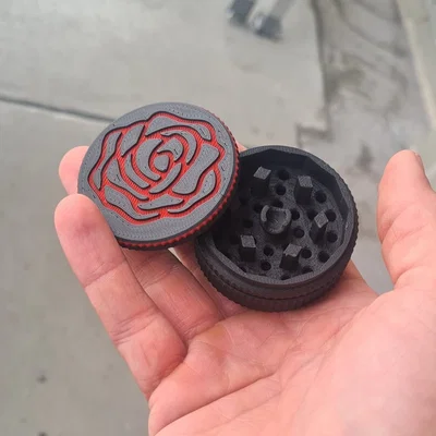 Máy xay thảo mộc Rose Herb Grinder - Thiết kế in 3D độc đáo