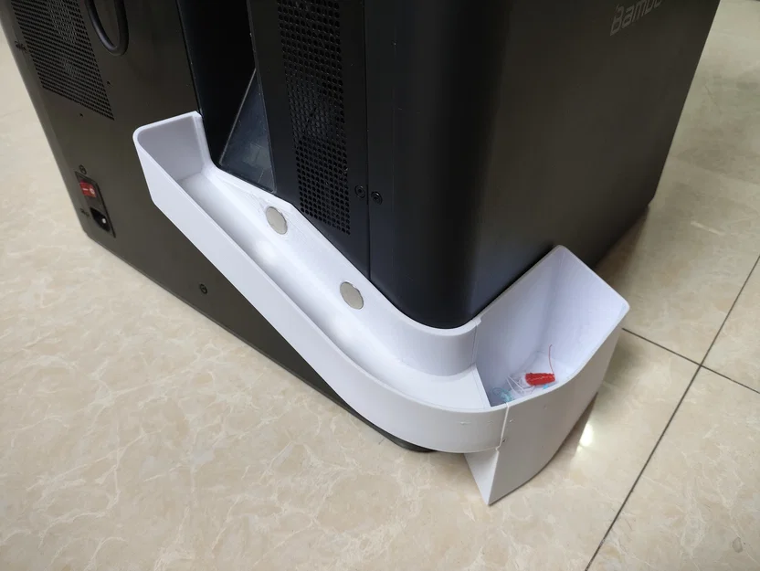 Bambu X1/P1P/P1S Flush/Poop/Bin/Trash – Thùng rác nam châm tháo rời - Image 3