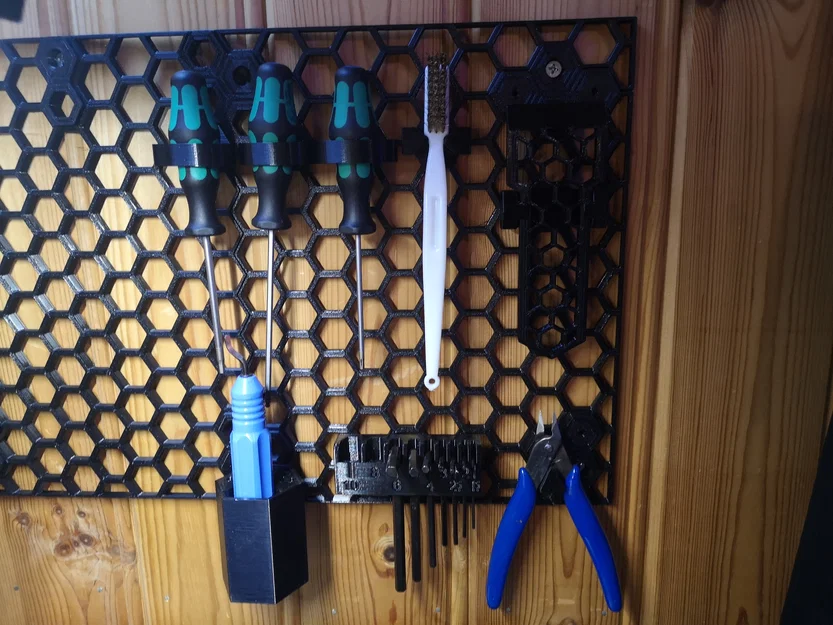 Móc treo bàn chải đồng cho bảng HSW (Honeycomb Storage Wall) - Image 3