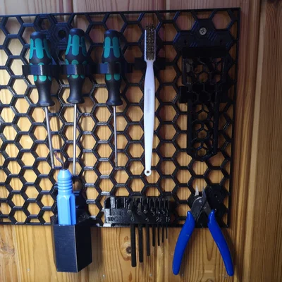 Móc treo bàn chải đồng cho bảng HSW (Honeycomb Storage Wall)