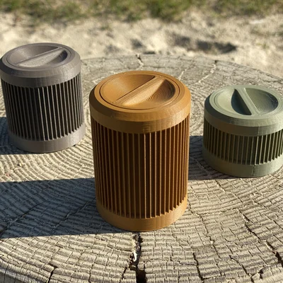 Hộp trang trí có nắp vặn (Decorative Containers with Screw-on Lid)