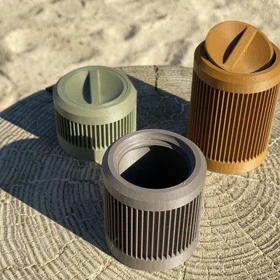 Hộp trang trí có nắp vặn (Decorative Containers with Screw-on Lid)