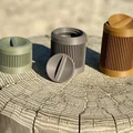 Hộp trang trí có nắp vặn (Decorative Containers with Screw-on Lid) - Thumbnail 4