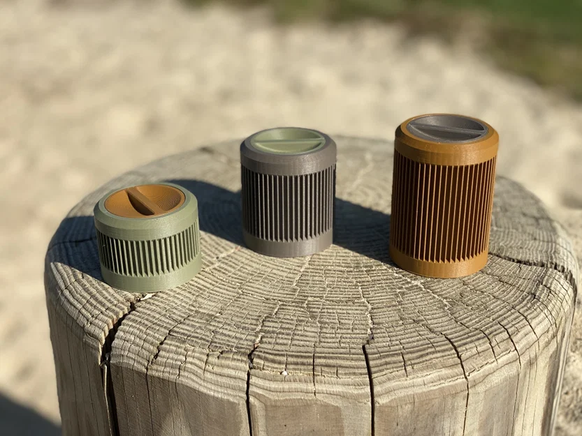 Hộp trang trí có nắp vặn (Decorative Containers with Screw-on Lid) - Image 7