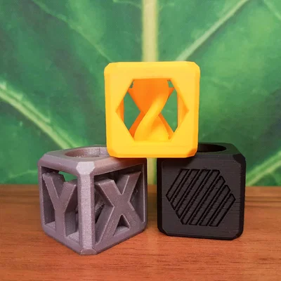 Helix Test Cube / Filament Sample / XYZ Calibration – Khối test 30x30x30mm