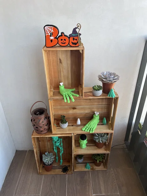 Bảng Chữ “Boo” Halloween (Halloween Boo Sign) - Image 2