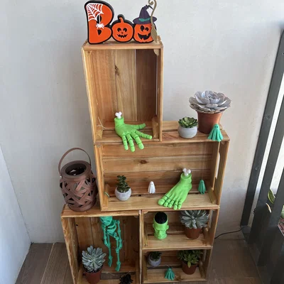 Bảng Chữ “Boo” Halloween (Halloween Boo Sign)