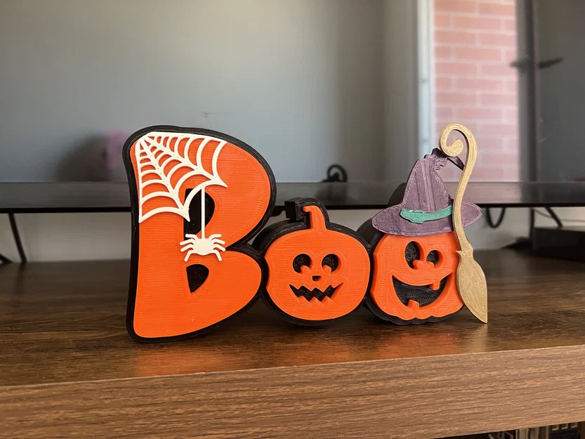 Bảng Chữ “Boo” Halloween (Halloween Boo Sign) - Image 6
