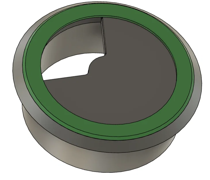Nắp chụp & vòng giữ cho “Parametric Cable Grommet” (parametric) - Image 3