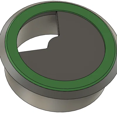 Nắp chụp & vòng giữ cho “Parametric Cable Grommet” (parametric)
