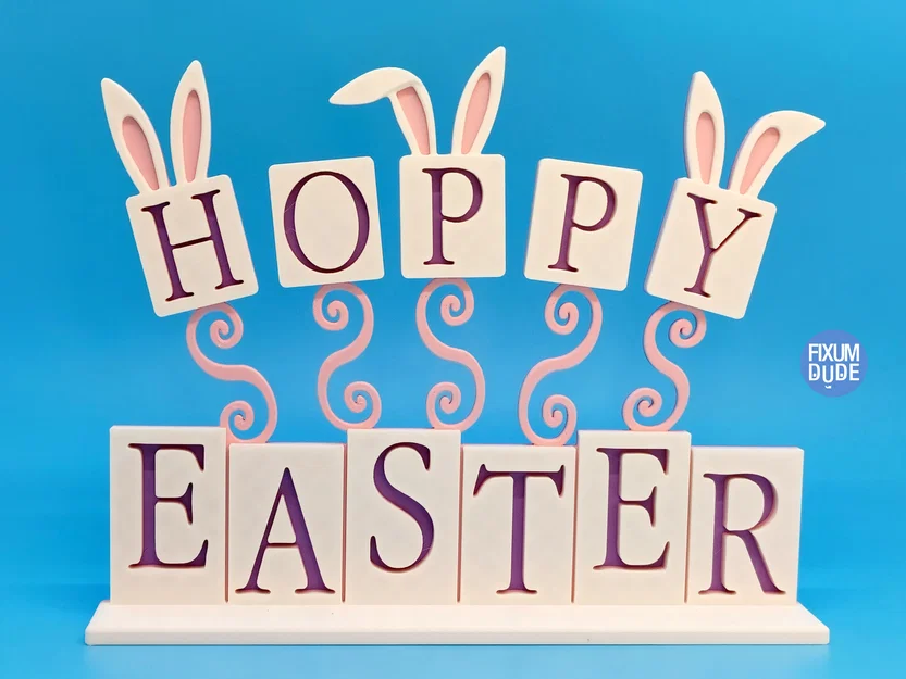 Trang trí bảng đứng “Hoppy Easter” - Image 1