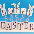 Trang trí bảng đứng “Hoppy Easter” - Thumbnail 1