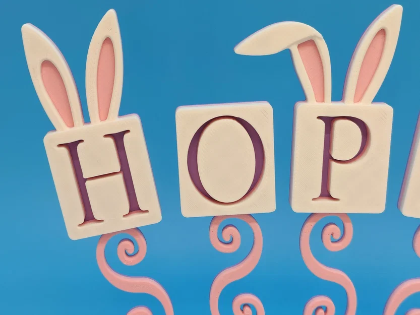 Trang trí bảng đứng “Hoppy Easter” - Image 2