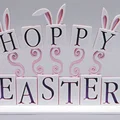 Trang trí bảng đứng “Hoppy Easter” - Thumbnail 3