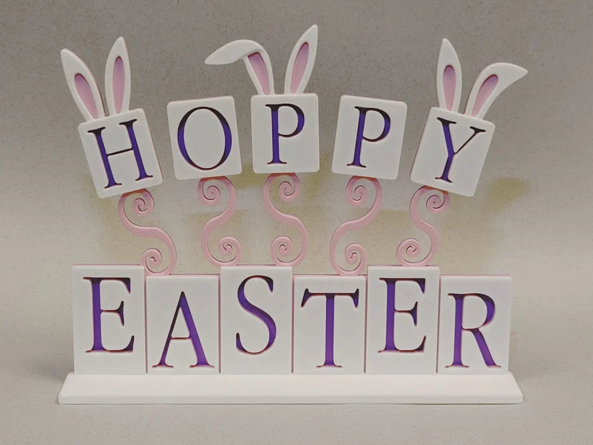 Trang trí bảng đứng “Hoppy Easter” - Image 4