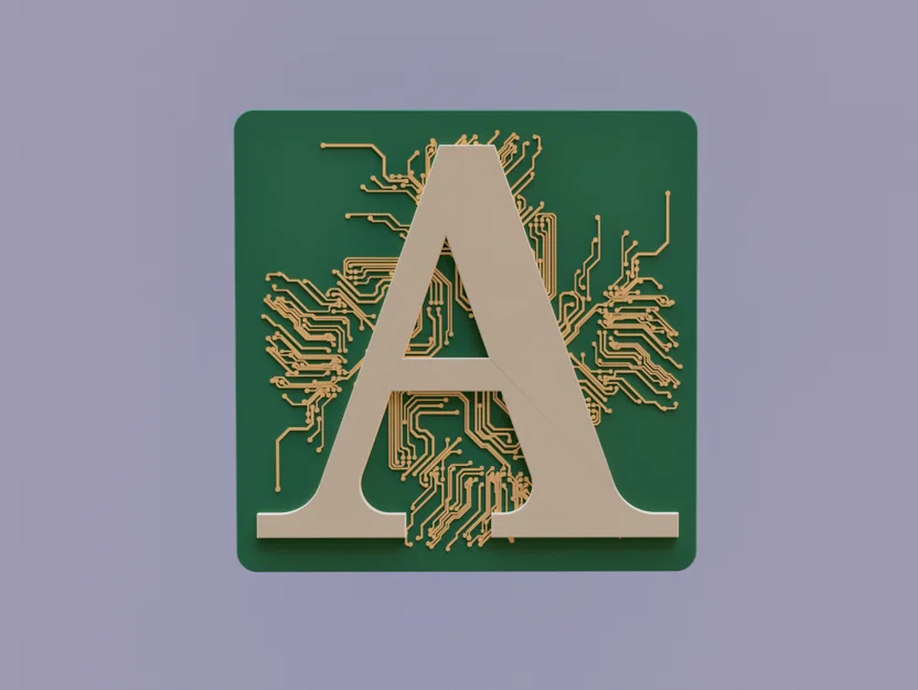 Chữ Monogram PCB (PCB Monogram Letters) - Image 1