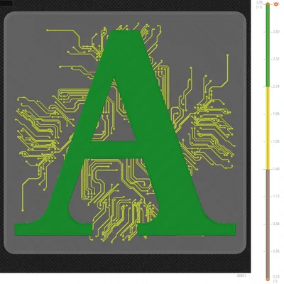 Chữ Monogram PCB (PCB Monogram Letters)