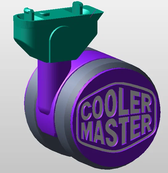 Roller Casters! Bánh xe caster tùy biến cho Cooler Master Qube 500 - Image 2