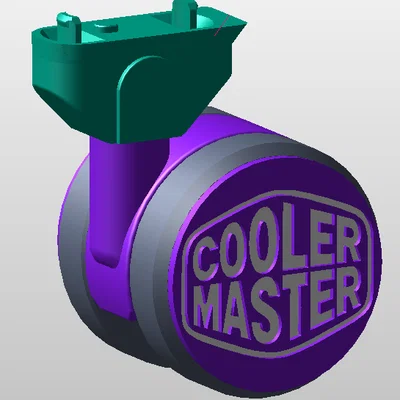Roller Casters! Bánh xe caster tùy biến cho Cooler Master Qube 500