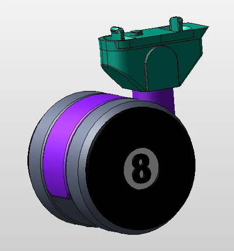 Roller Casters! Bánh xe caster tùy biến cho Cooler Master Qube 500 - Image 8