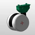 Roller Casters! Bánh xe caster tùy biến cho Cooler Master Qube 500 - Thumbnail 10