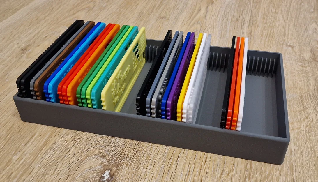 Hộp Đựng Mẫu Nhựa In 3D (Large Filament Swatch Box) Gọn Gàng - Image 1
