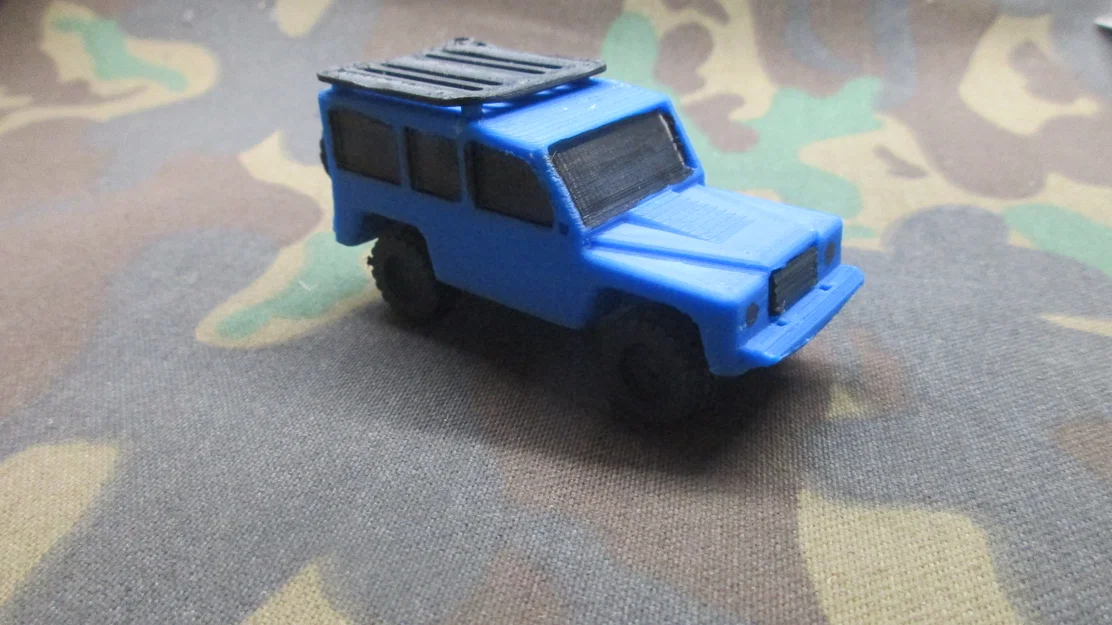 Mô hình xe Land Rover Defender in 3D thu nhỏ cực chất - Image 1