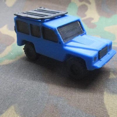 Mô hình xe Land Rover Defender in 3D thu nhỏ cực chất