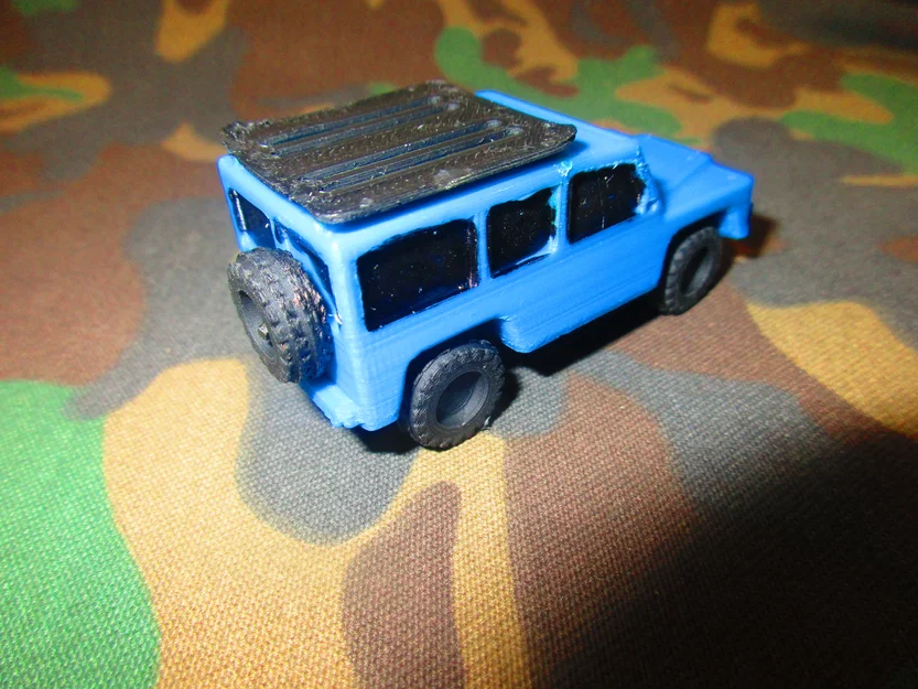Mô hình xe Land Rover Defender in 3D thu nhỏ cực chất - Image 4