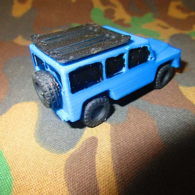 Mô hình xe Land Rover Defender in 3D thu nhỏ cực chất