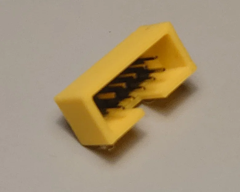 Khung IDC 10 pin Male Box Header 2x5 pin Connector (in 3D) - Image 1